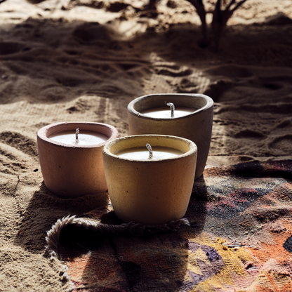 Urban Outdoor Candle Large - mustard