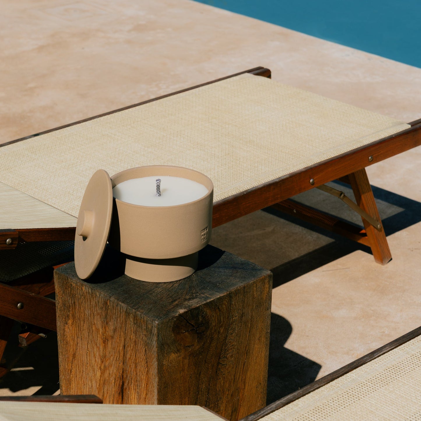 Bougie d'extérieur June THREE + lid - Marrakesh