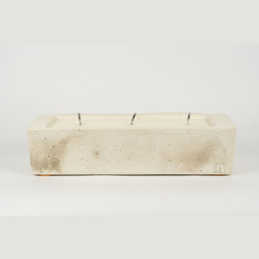 Urban Outdoor Kaars rectangle - ecru