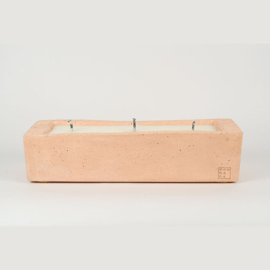 Urban Outdoor Candle rectangle - blush