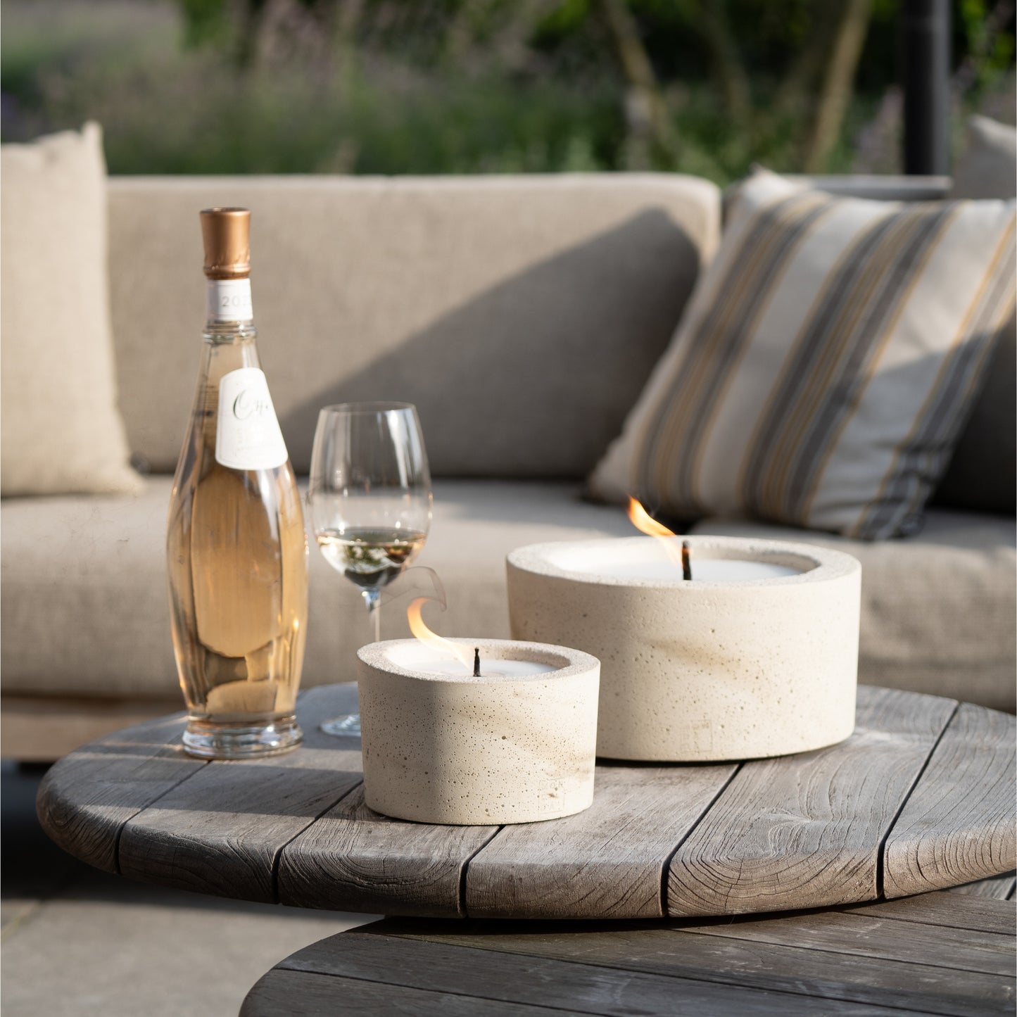 Bougie de table d'extérieur urbaine - taille unique