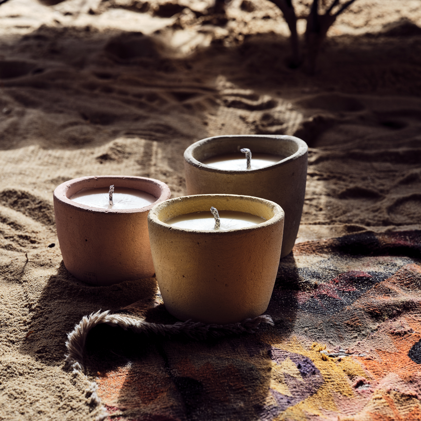 Urban Outdoor Garden Candle Small + lid - Desert