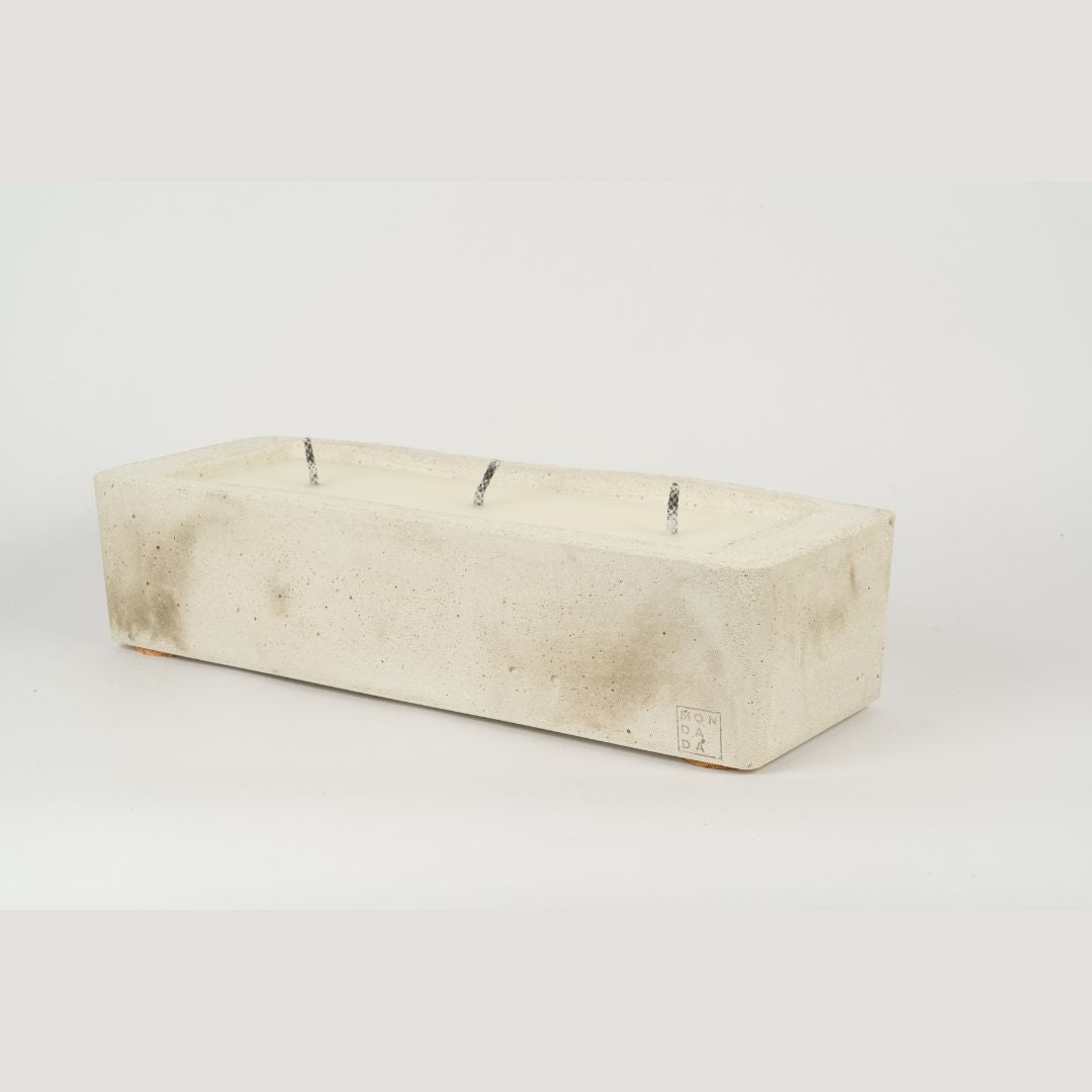 Urban Outdoor Kaars rectangle - ecru