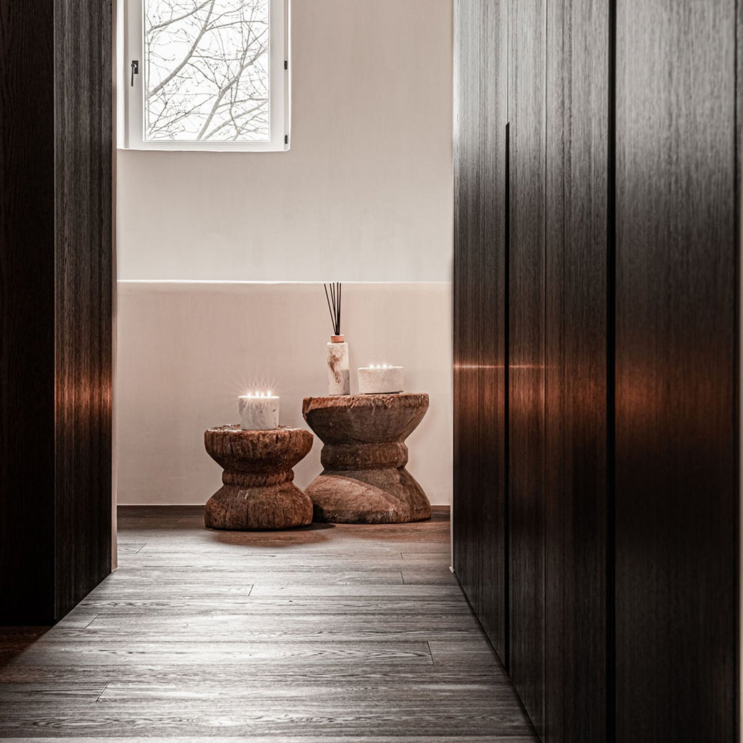 Urban Gifset Candle Small + Diffuser - ecru