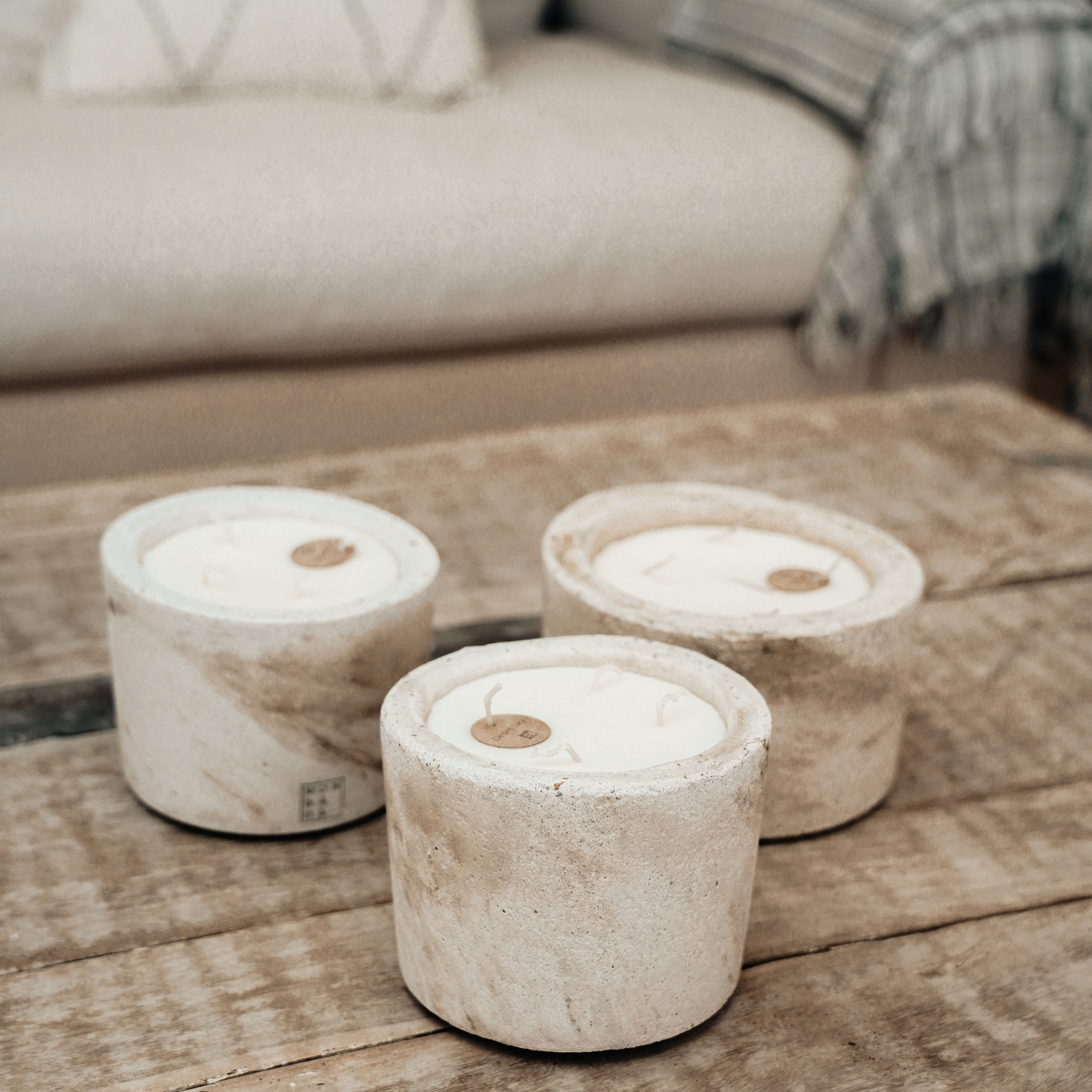 Urban Indoor Candle Small - Ecru