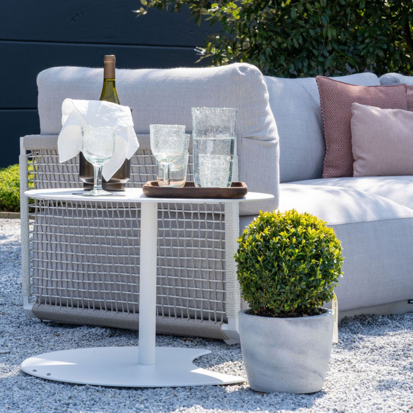 Urban Outdoor Garden Candle Large + lid - Grey