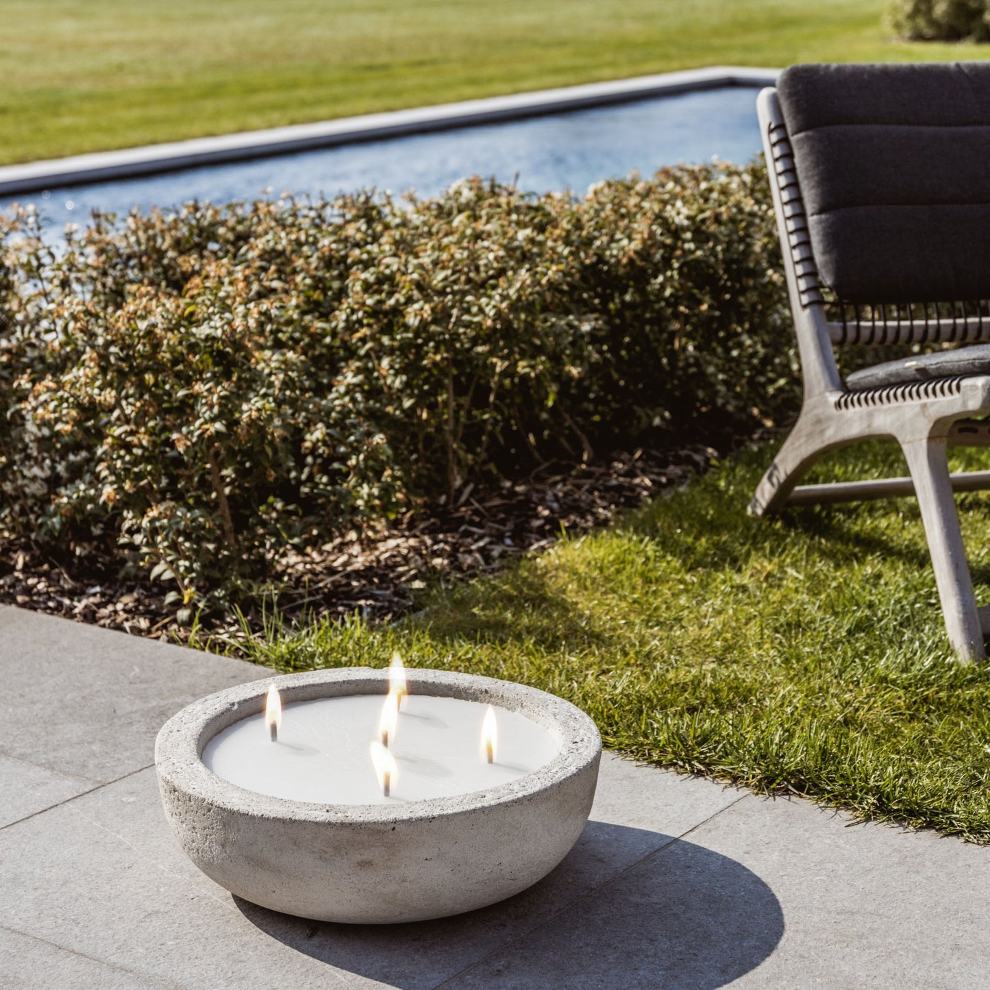 Urban Outdoor Garden Candle XXXL + lid - Grey