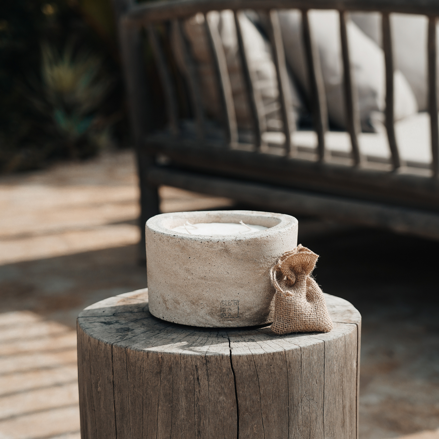 Urban Indoor Candle Medium - Ecru