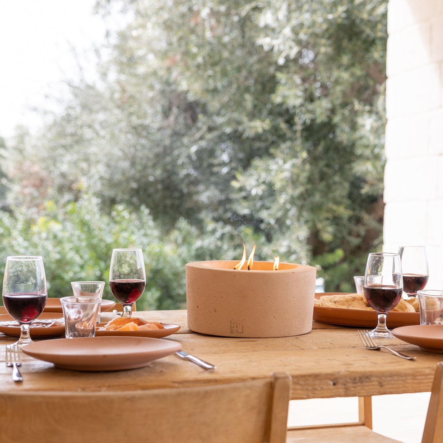 Bougie de table d'extérieur urbaine - taille unique