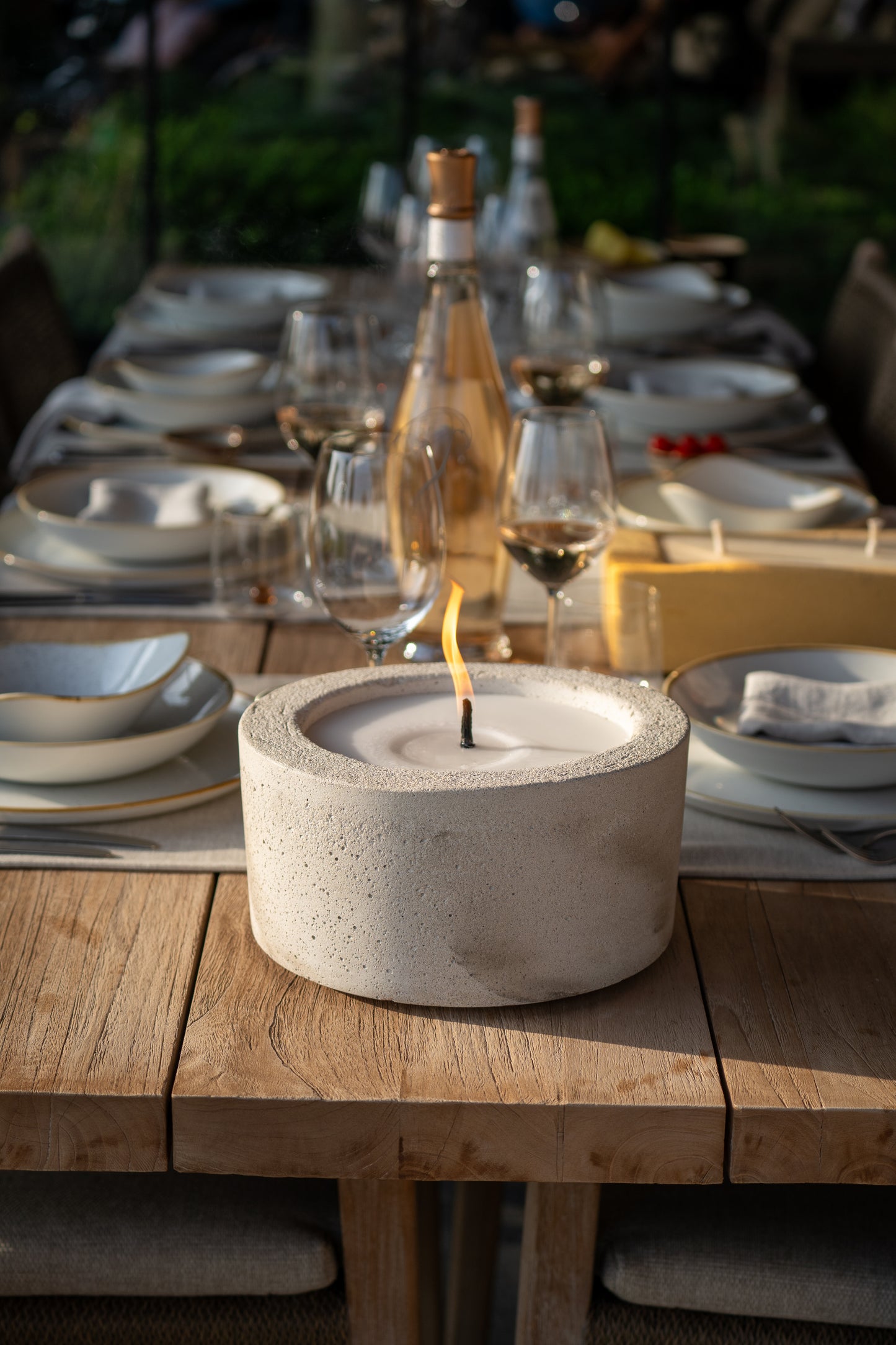 Bougie de table d'extérieur urbaine - taille unique