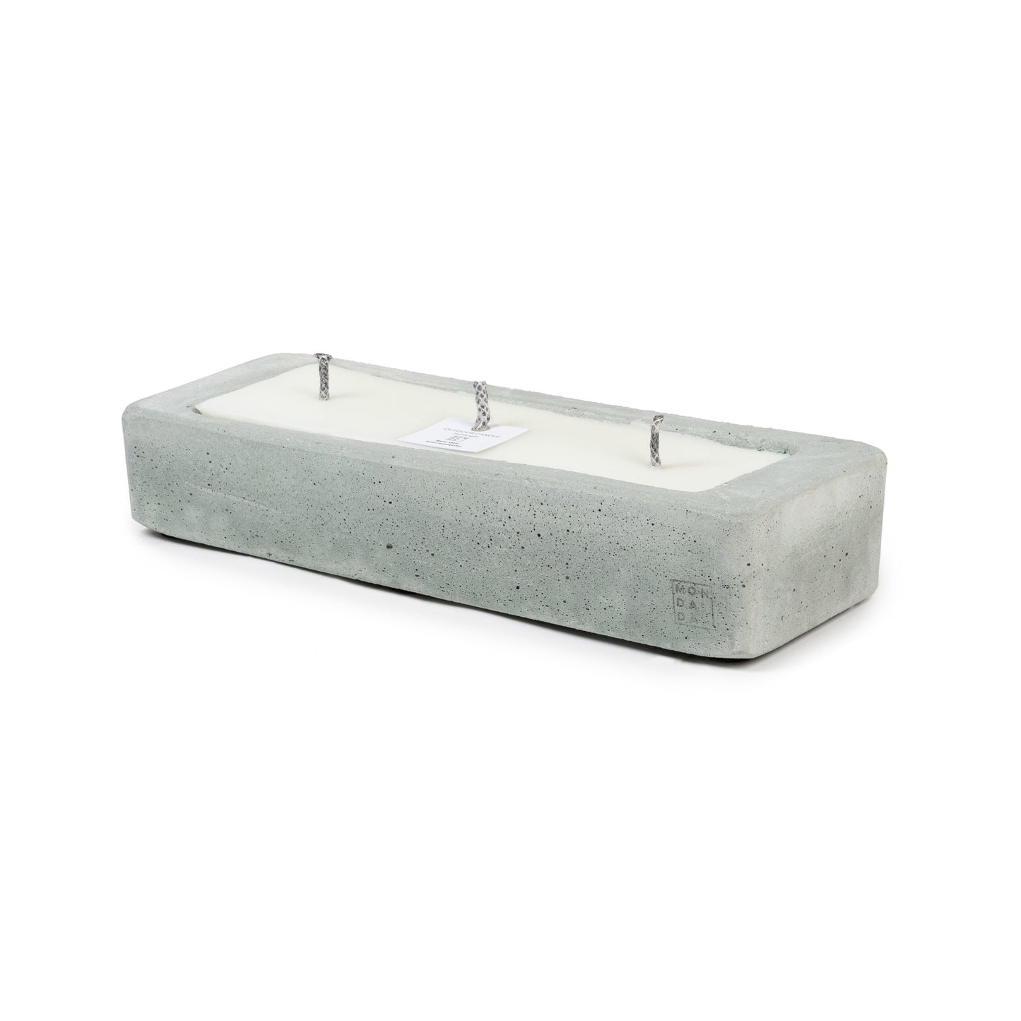Bougie d'extérieur urbaine rectangle - ardoise