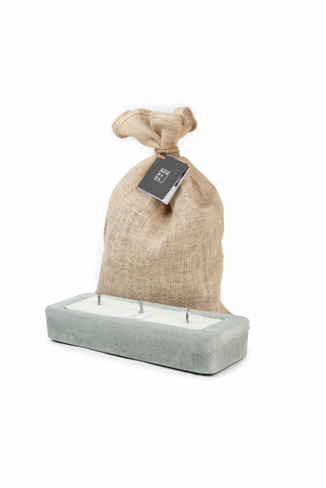 Bougie d'extérieur urbaine rectangle - ardoise