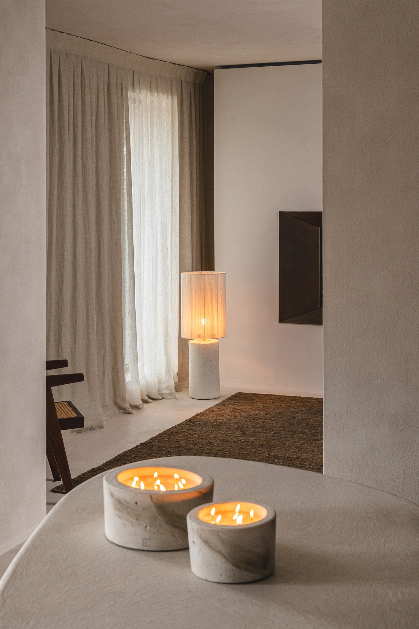 Urban Indoor Candle Medium - Ecru