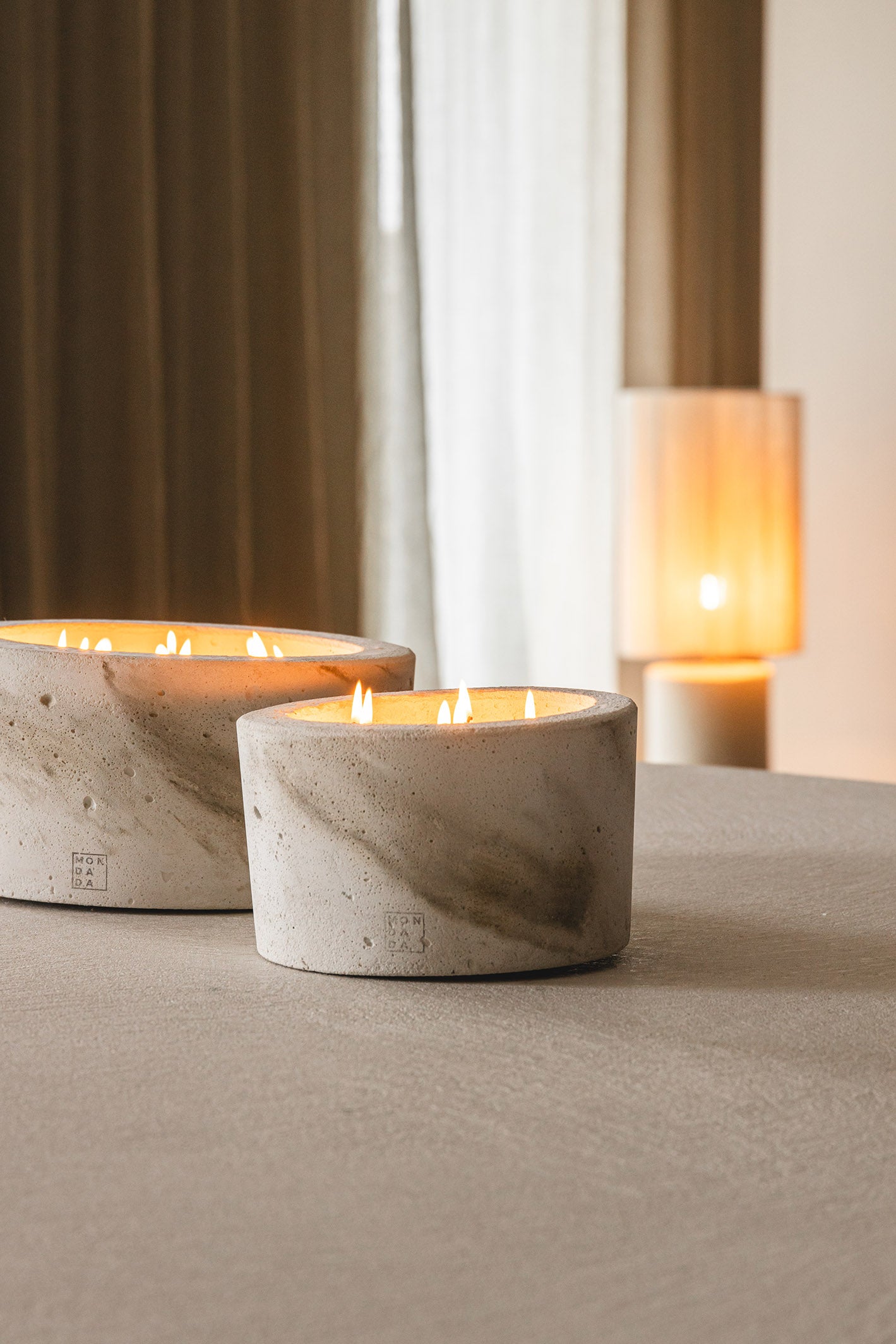 Urban Indoor Candle Medium - Ecru