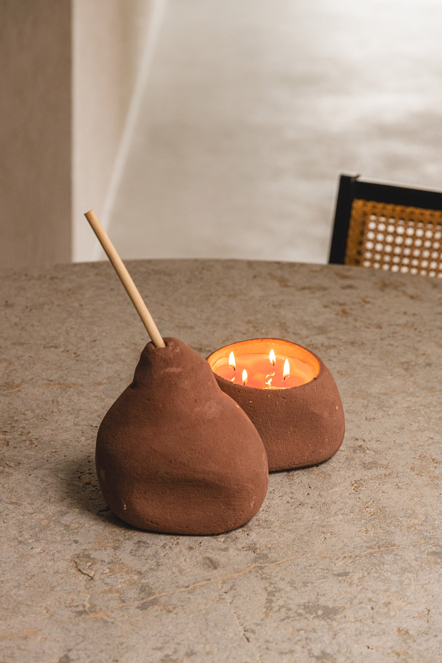 Urban Gifset BOLD kaars + Diffuser - burgundy