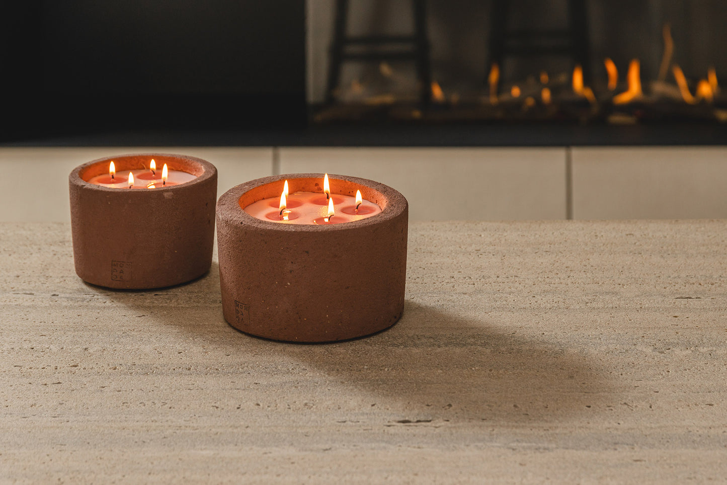 Urban Indoor Kaars Medium - burgundy