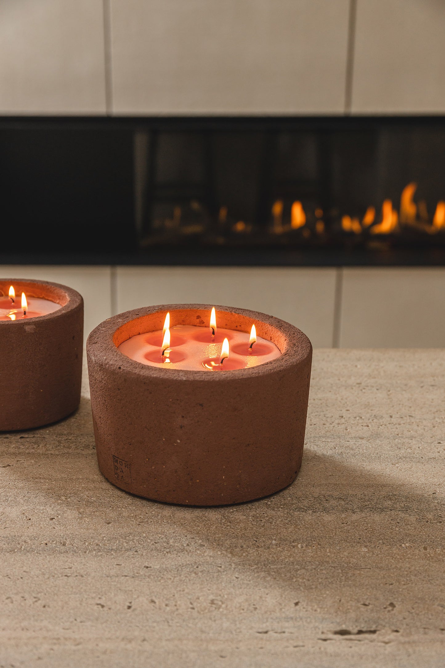 Urban Indoor Kaars Medium - burgundy