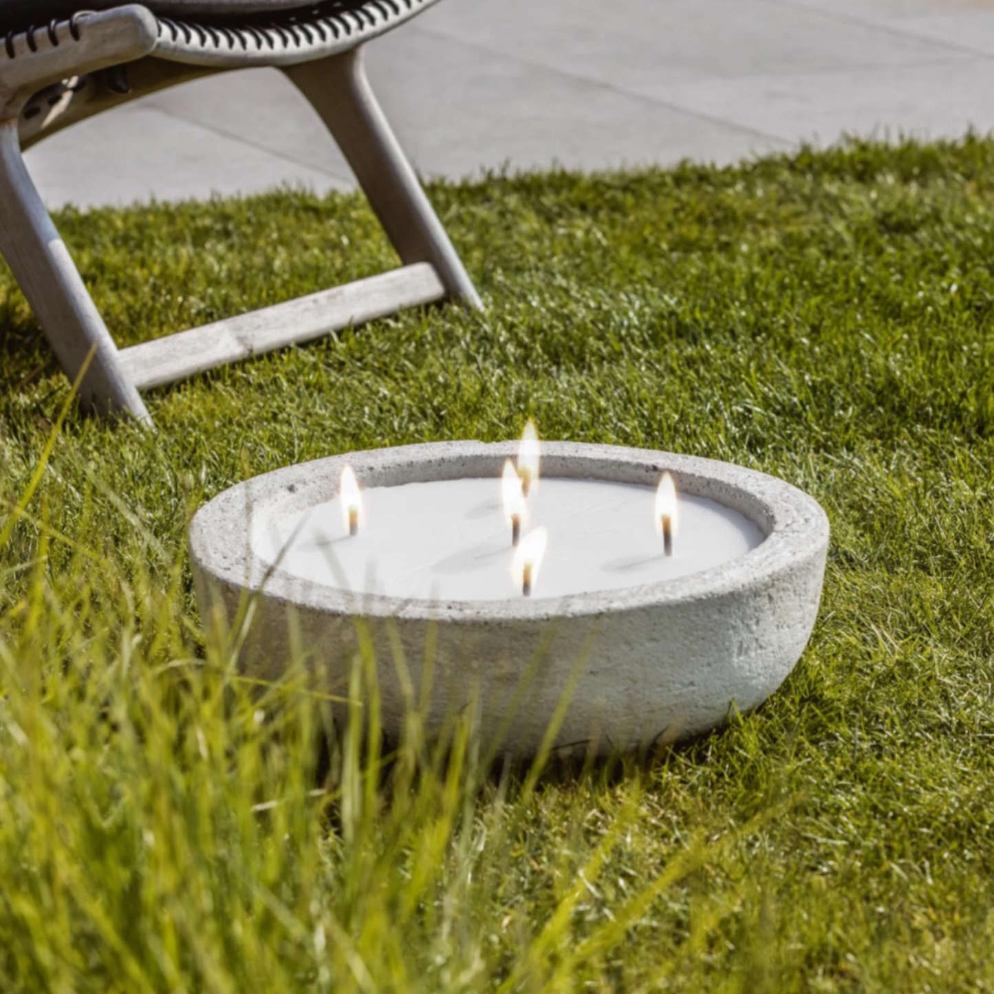 Urban Outdoor Candle XXXL + cover - ecru