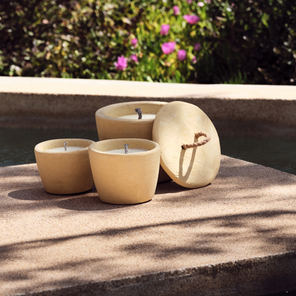 Urban Outdoor Candle XL + cover - mustard