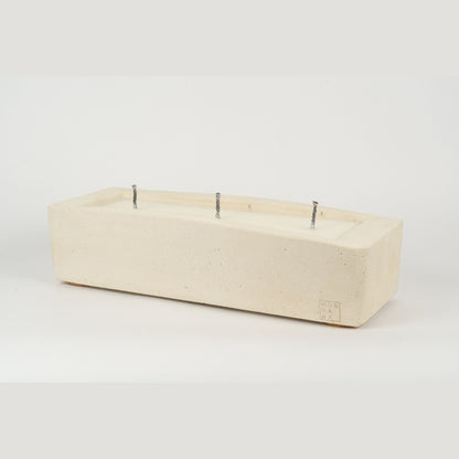 Bougie d'extérieur urbaine rectangle - désert