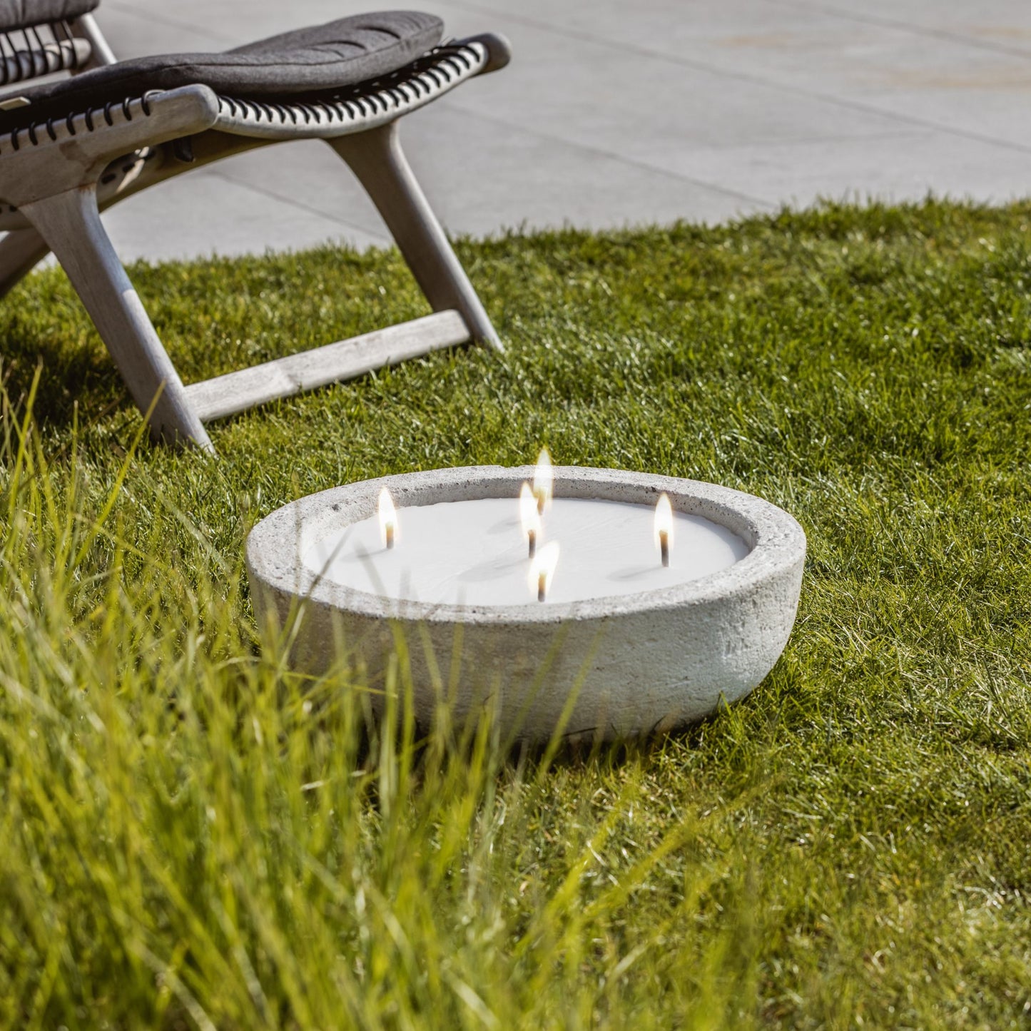 Urban Outdoor Candle XXX-Large + cover - grey