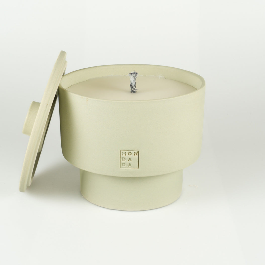 June Outdoor Candle THREE + lid - Tuscany
