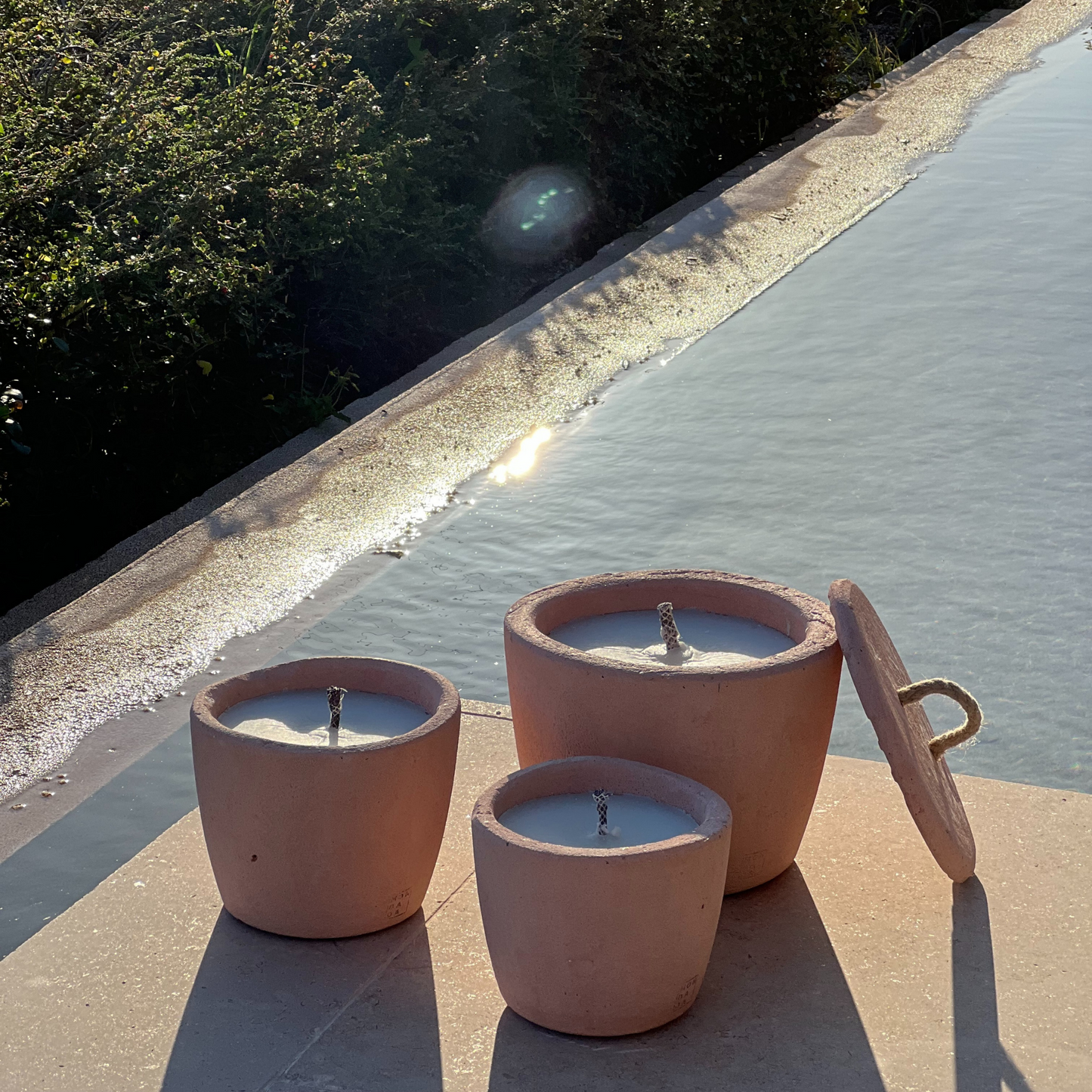 Urban Outdoor Candle Small - blush
