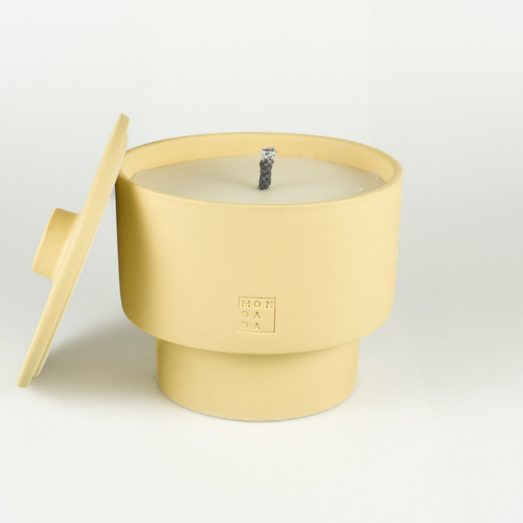 June Outdoor Candle THREE + lid - Sahara