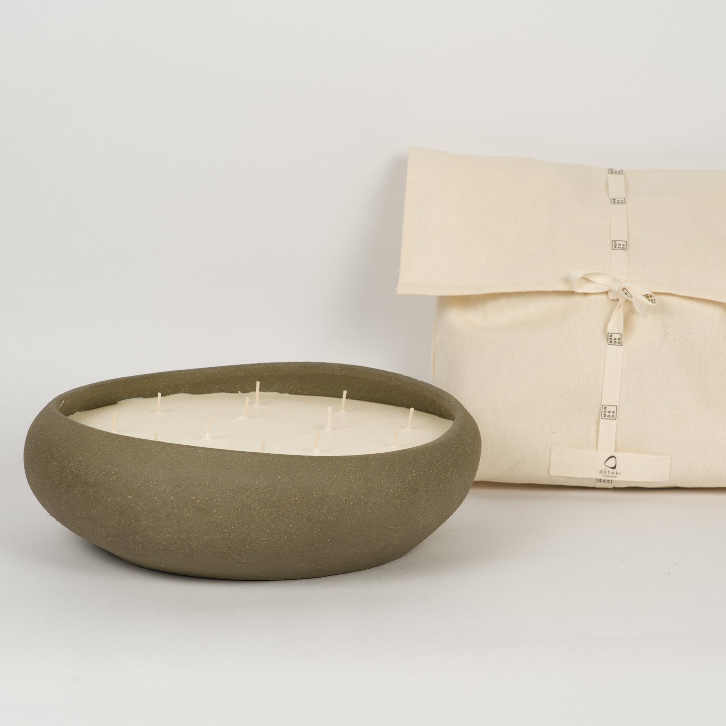 Doteki Indoor Candle Large - Moss