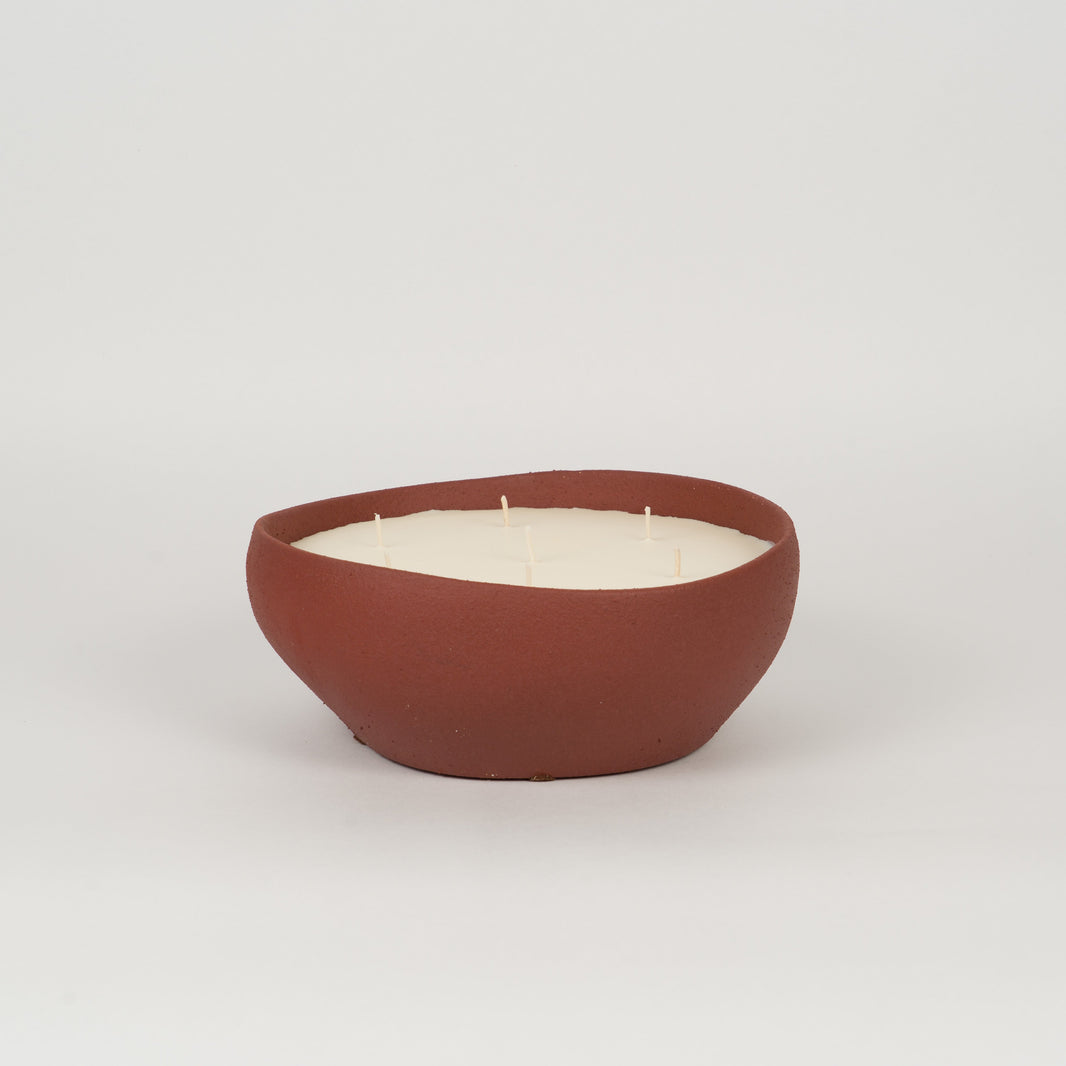 Doteki Indoor Candle Medium - Burgundy