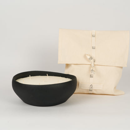 Doteki Indoor Candle Medium - Charcoal