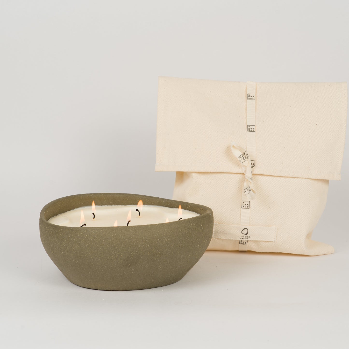 Doteki Indoor Candle Medium - Moss