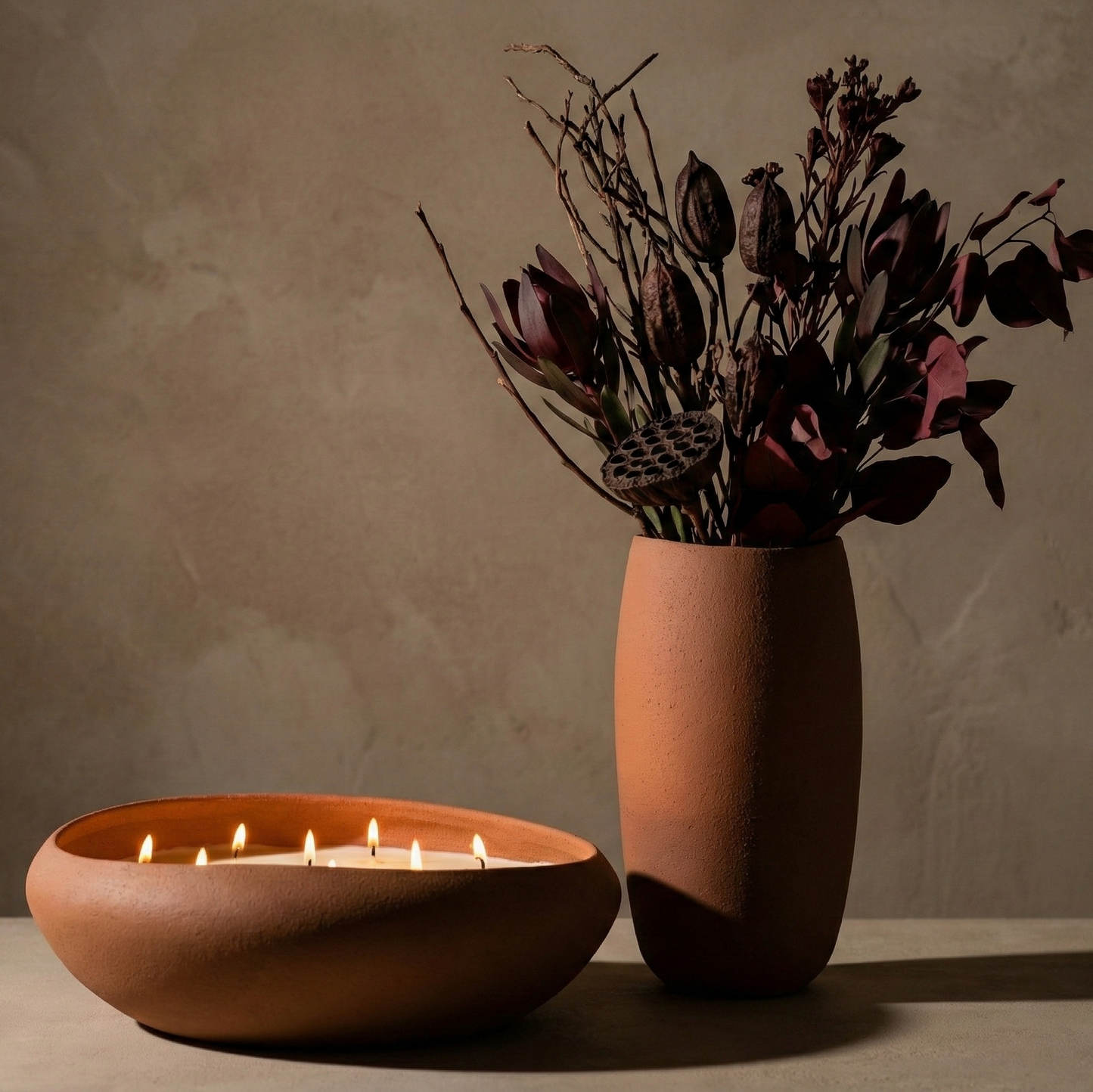 Doteki Indoor Candle Large - Moss