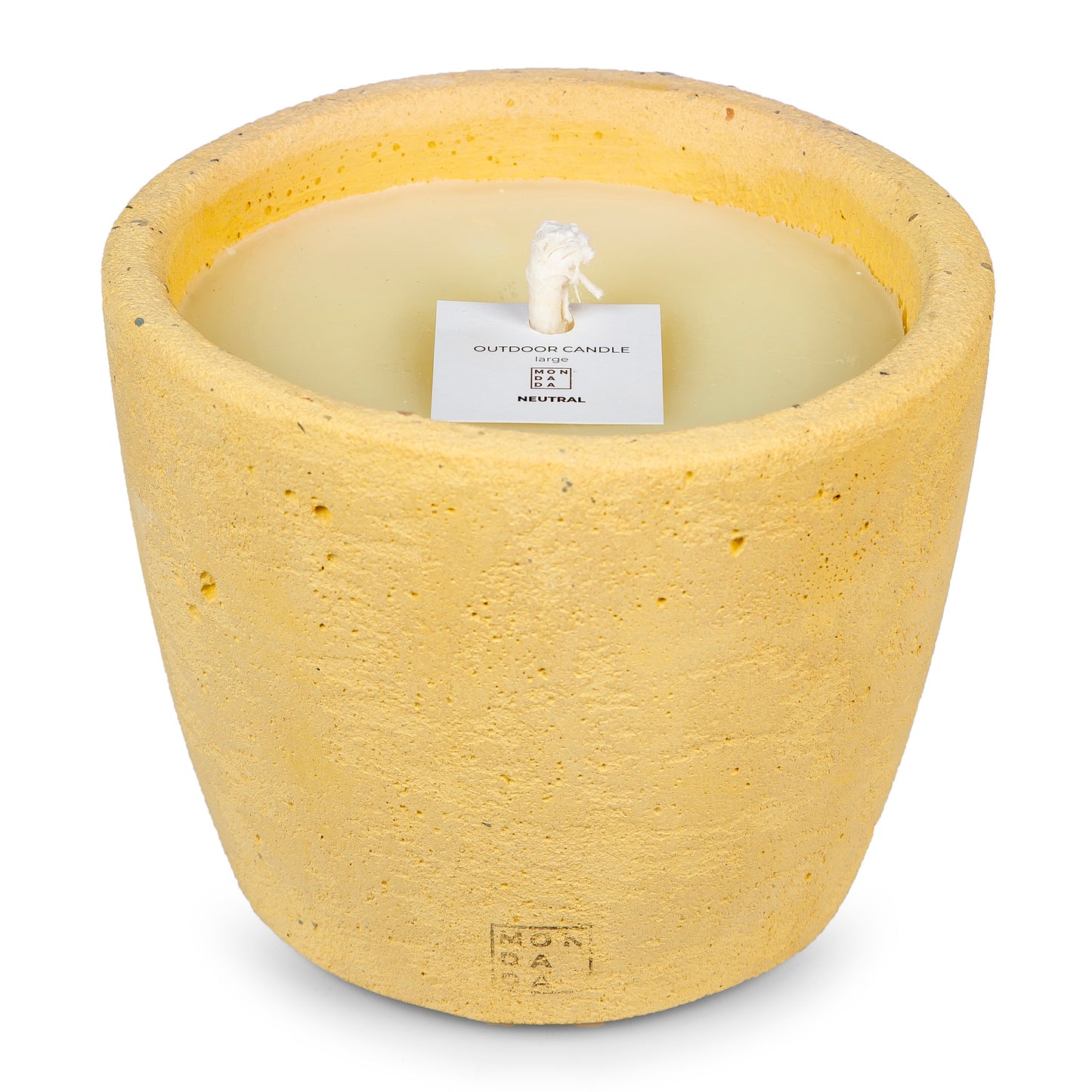 Urban Outdoor Candle Large - mustard