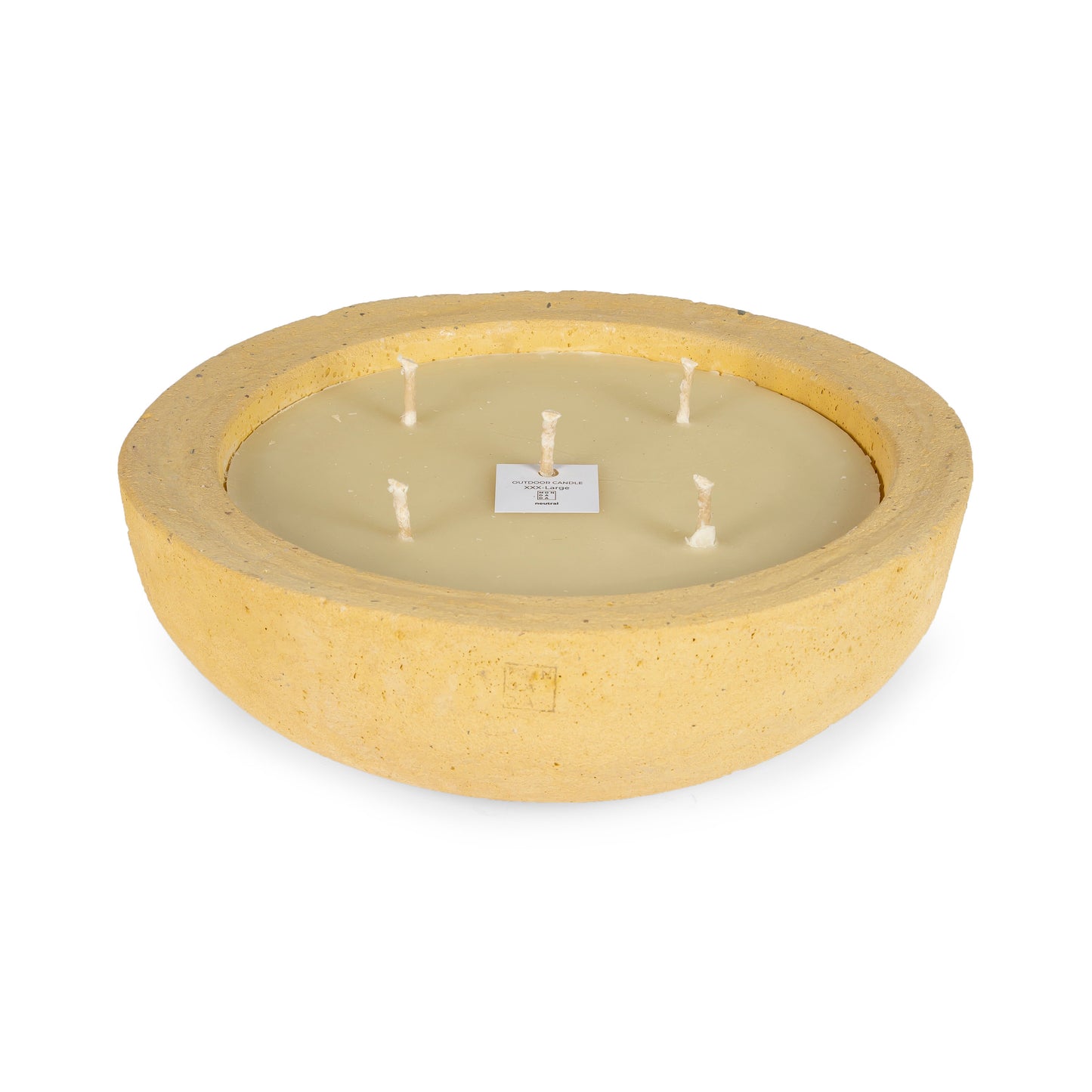 Urban Outdoor Candle XXX-Large + cover - mustard