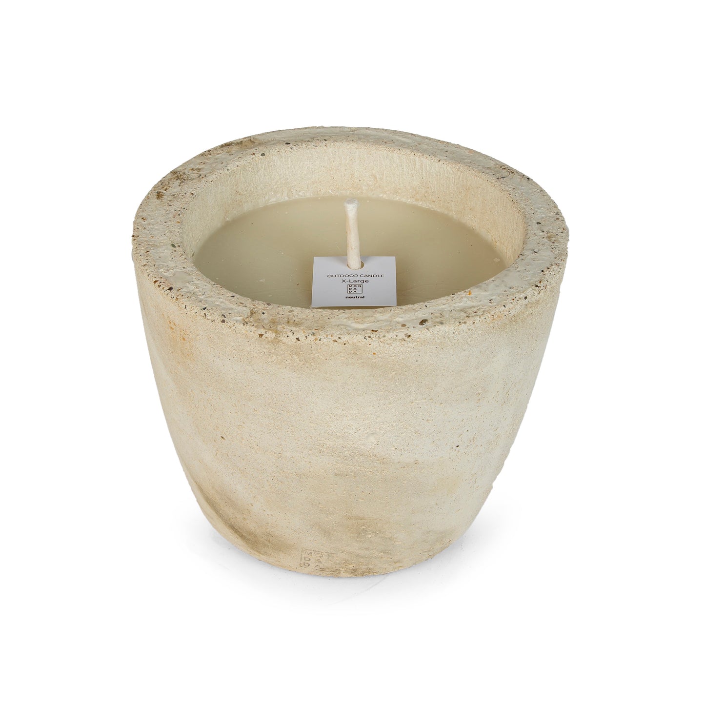 Urban Outdoor Candle X-Large + cover - ecru