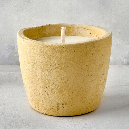 Urban Outdoor Candle Large - mustard