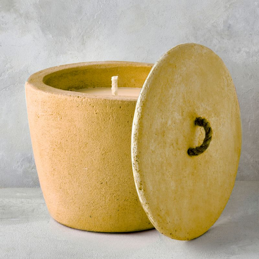 Urban Outdoor Candle XL + cover - mustard