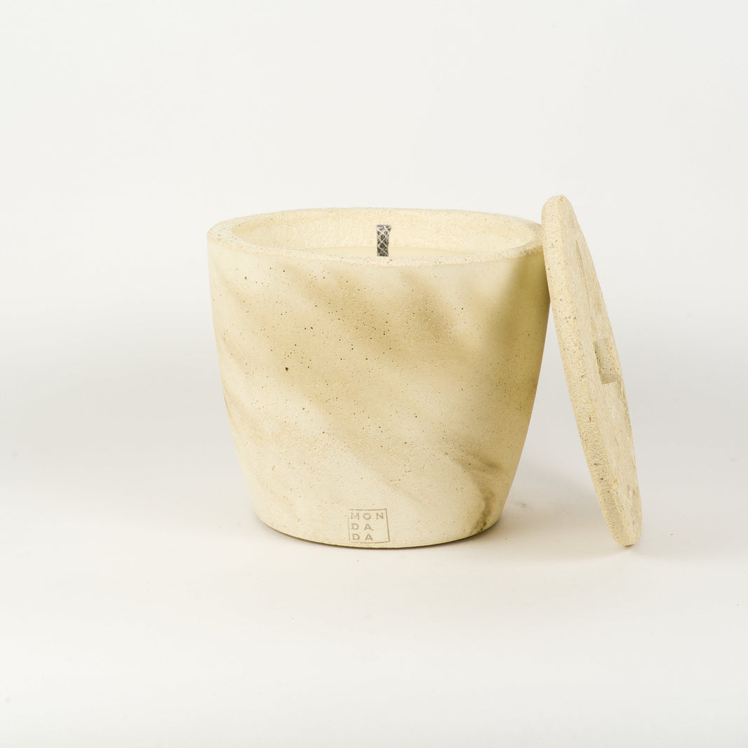 Urban Outdoor Garden Candle Large + lid - Ecru