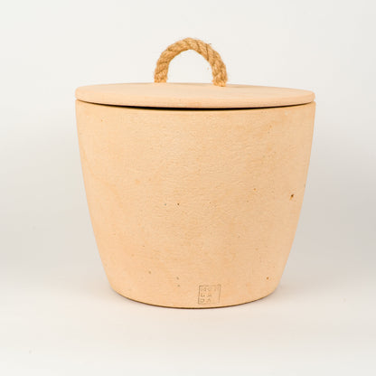 Bougie d'extérieur Urbaine XL + couvercle - Blush