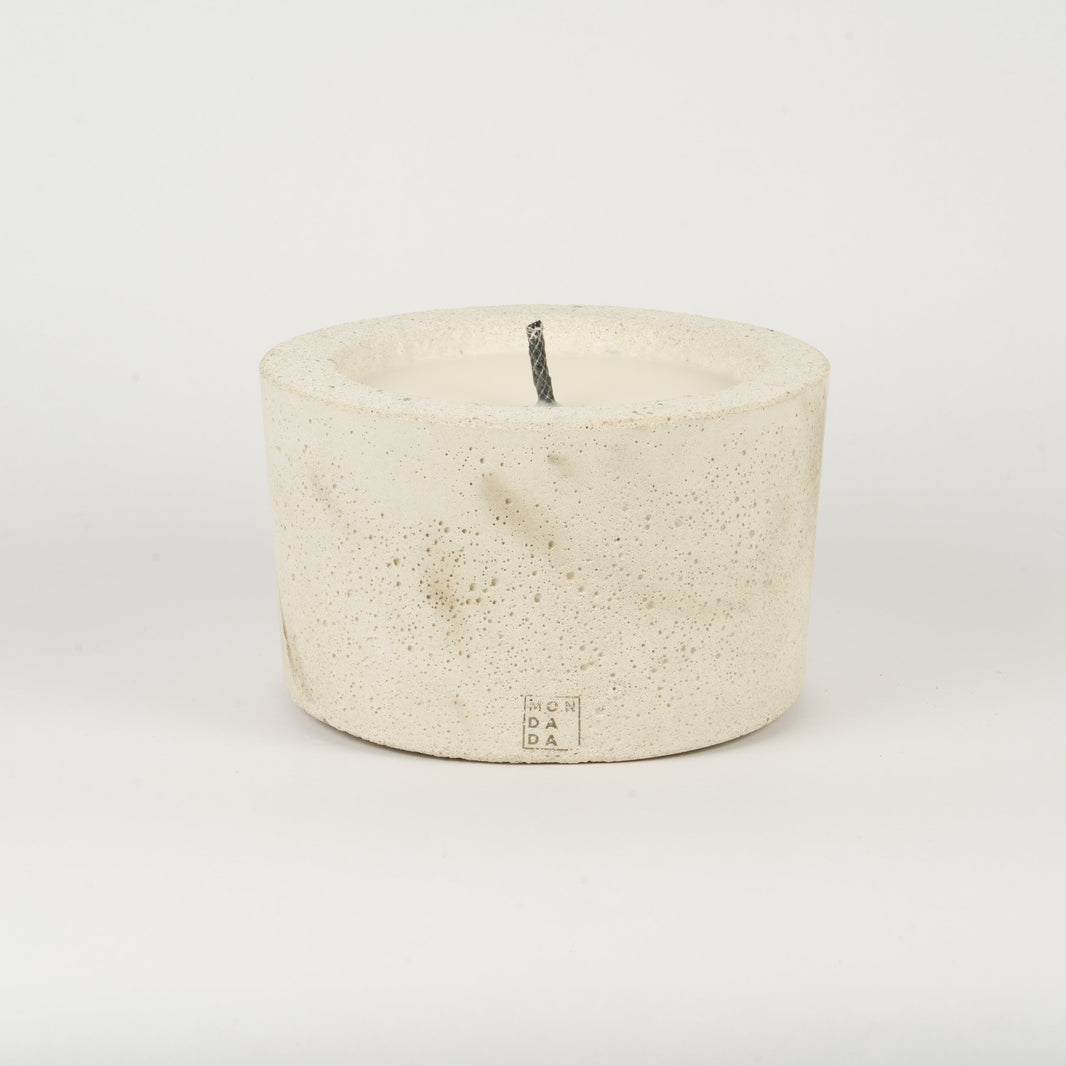 Urban Outdoor Table Candle Two- Ecru