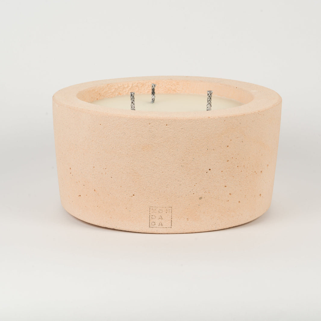 Urban Outdoor Table Candle Three - Blush