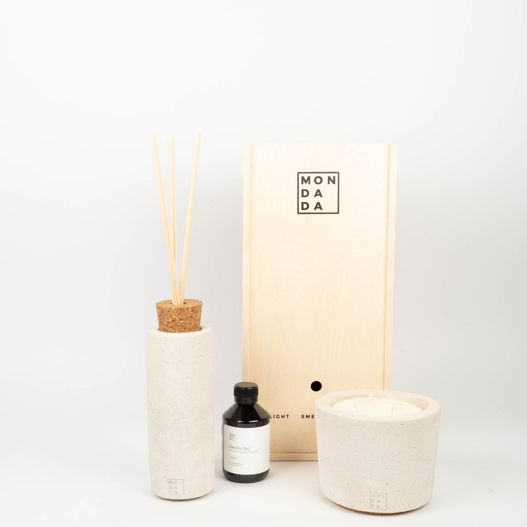 Urban Giftset Candle Small + Diffuser - Desert