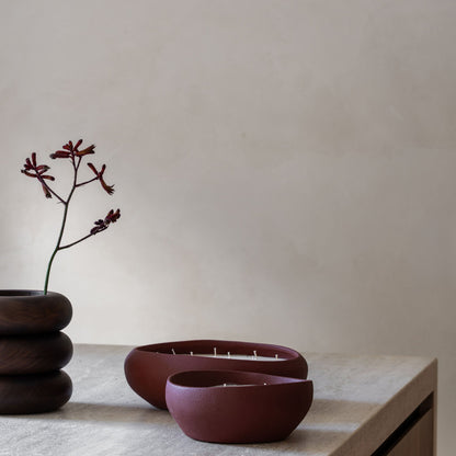 Doteki Indoor Candle Small - Burgundy